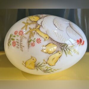 Vintage Noritake 1973 Limited Edition Bone China Easter Egg